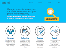 Tablet Screenshot of one45.com
